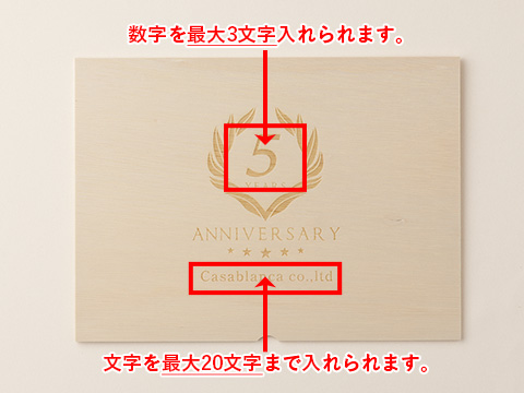 周年記念用ギフトボックス