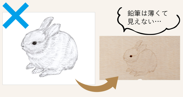 鉛筆や細字ペンで書かれた細い線