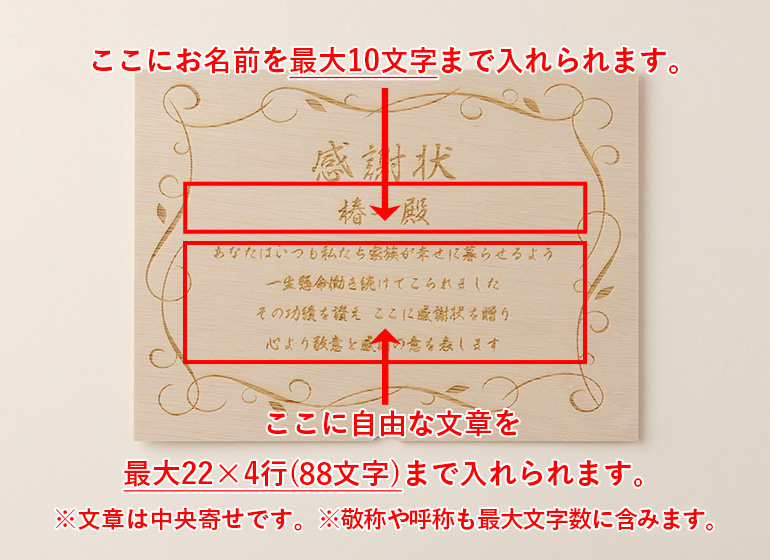 感謝状