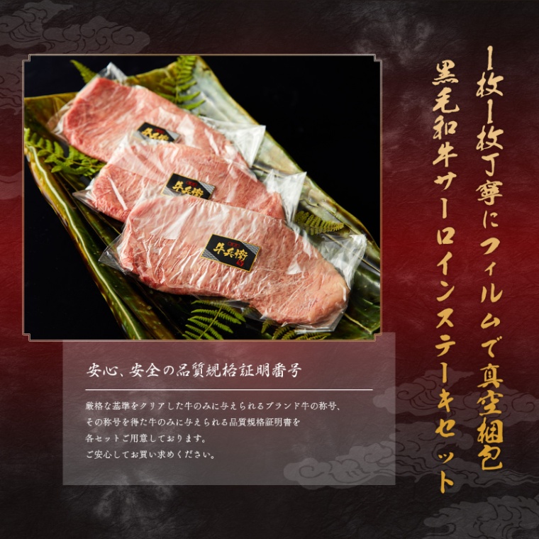 愛知県産三河牛サーロインステーキ（2枚）