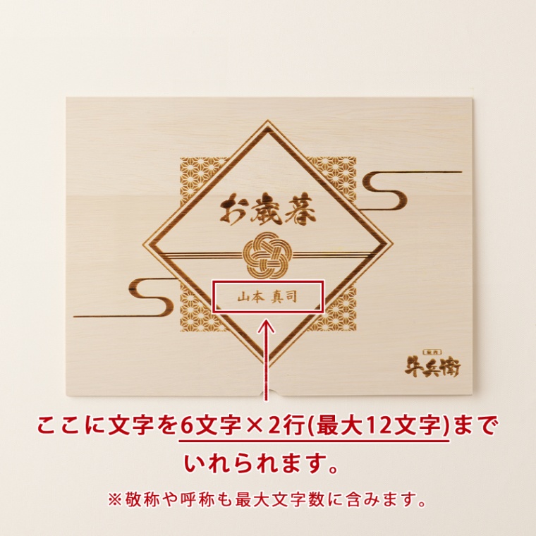 お歳暮 名入れ 肩ロースすき焼き200g