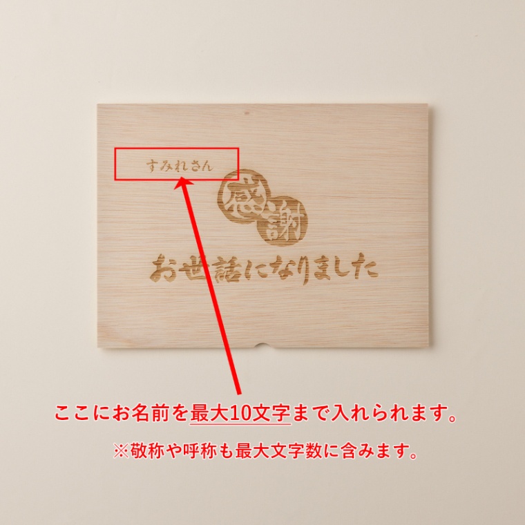 お世話になりました 名入れ ハンバーグ5個
